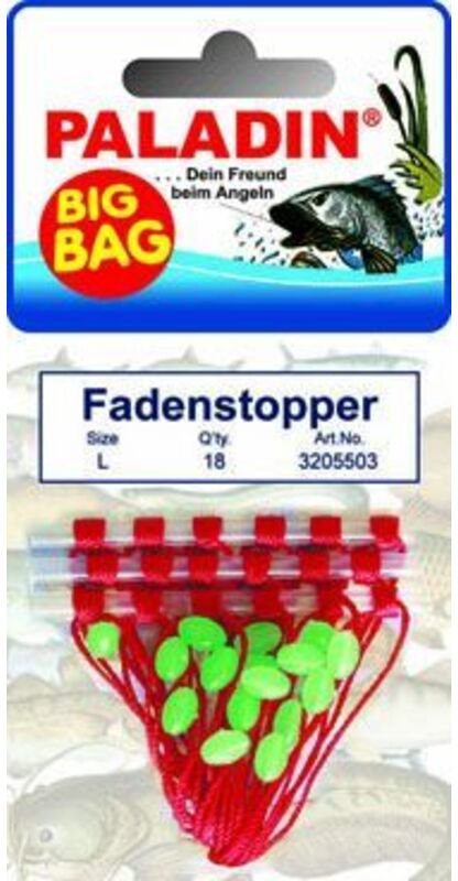 Paladin Textilstopper Gr. M 18 Stück Angelbedarf