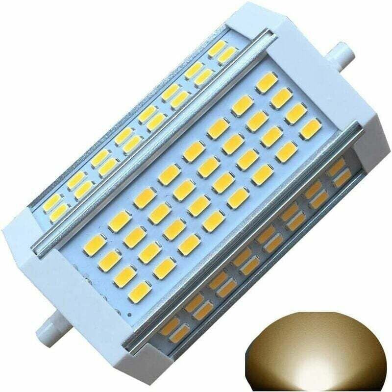 R7S LED J118 118mm Dimmbare Lampe 30W Warmweiß (3000k) AC 220V Flutlicht, entspricht R7S Halogen-Glühlampe - Ikodm