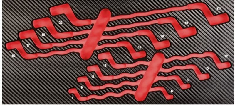 PROJAHN | ProForm Einlage leer f. Doppelringschlüssel