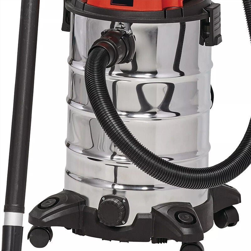 Nass-Trockensauger tc-vc 1930 s (1.500 Watt, rostfreier Edelstahlbehälter 30 l, Blasanschluss, inkl. Plastiksaugschlauch...