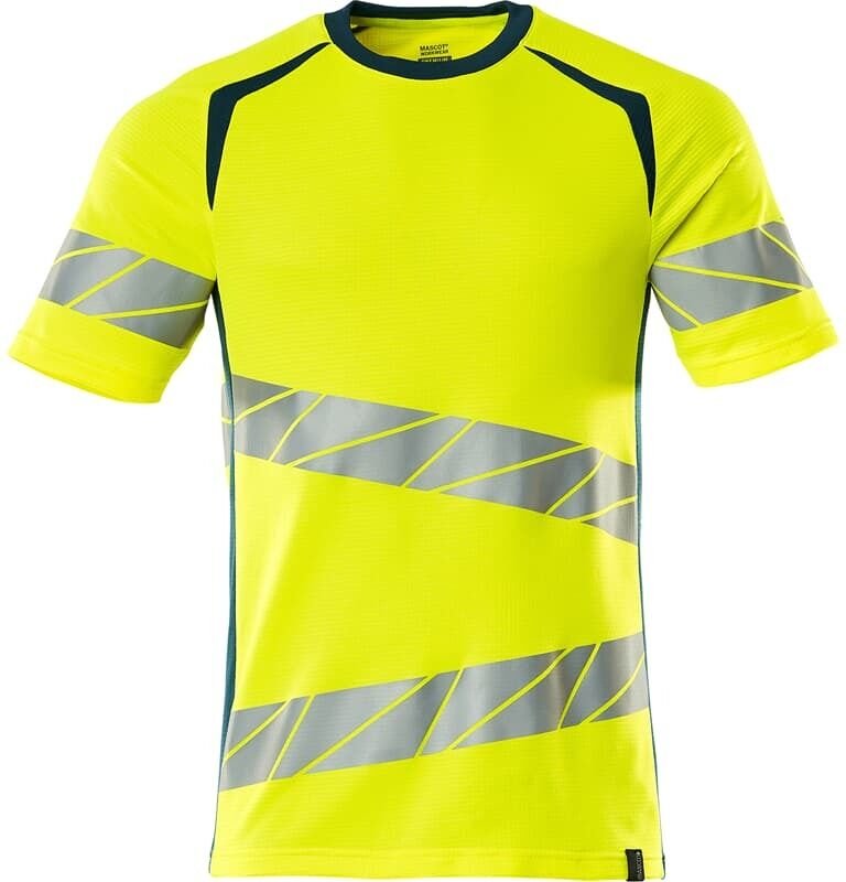 Mascot Warnschutz Premium T-Shirt ACCELERATE SAFE 19082-771 Gr. XL hi-vis gelb/dunkelpetroleum