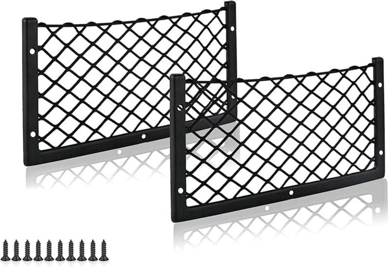 Tlily - Auto Aufbewahrungsnetztasche Boot Gittergewebe Netzhalter Autotaschen Organisator Netz Autositz Gerahmte Netztas...