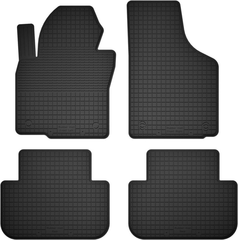 Gummi-Automatten, 4er-Set, Universalmodell: Seat Alhambra II Minivan (2010-)