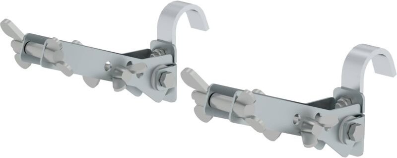 2x Leiterkopfsicherung Haken ø 35 mm - 019315 - Günzburger Steigtechnik