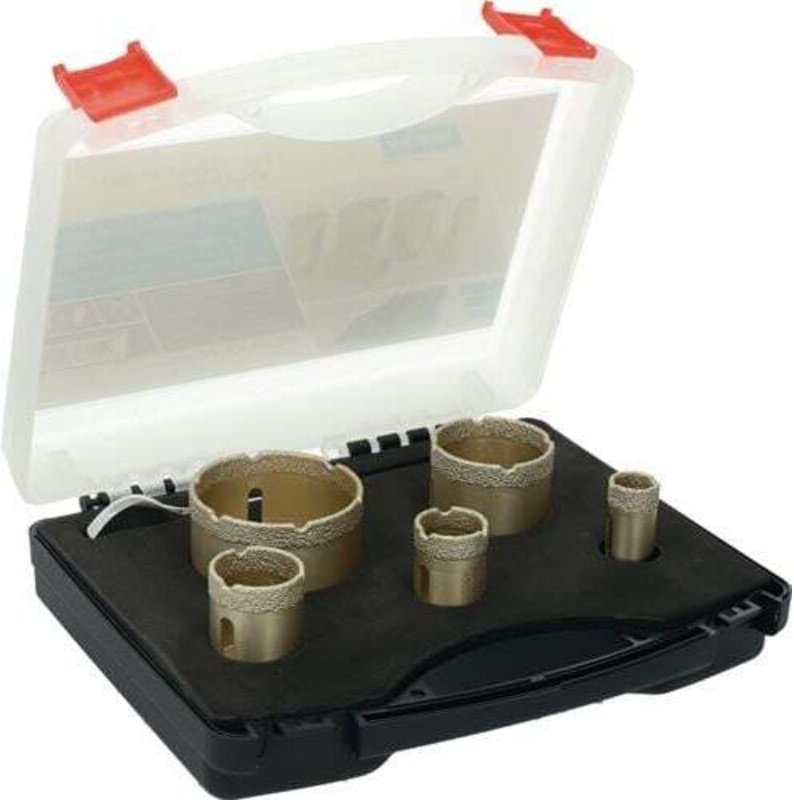 Clipper Fliesenbohrer extreme 20/28/35/50/68 mm Typ Fliese i 6tlg. - 70184694328 - Norton