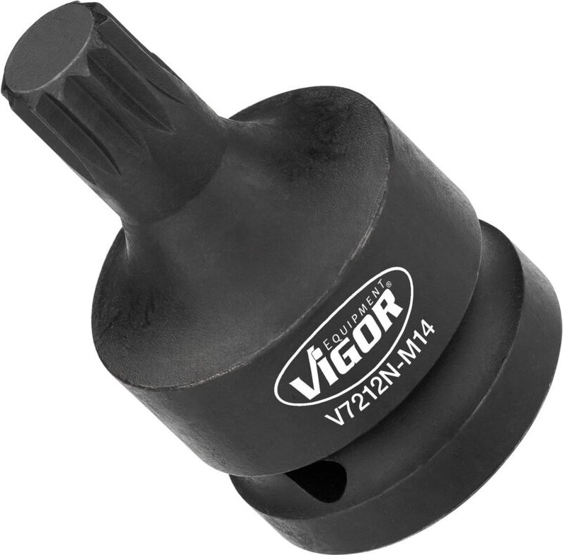 Schlagschrauber Schraubendrehereinsatz ∙ V7212N-M14 ∙ 3/4 Zoll (20 mm) Vierkant hohl ∙ Außen Sechskant Profil, Außen Dop...