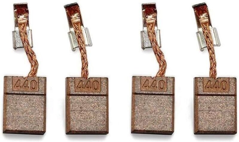 4 Stück Kohlebürsten kompatibel mit Makita CB-440 – passend für Makita BDF 452 RFE, BHP 440 RFE, BDF 458 DDF458Z, DF458D...