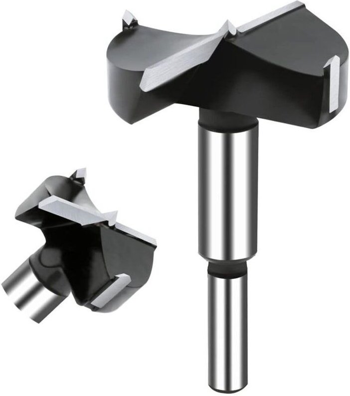 60-mm-Holzbohrer, Hartmetallbohrer für Hartholz, Holzbohrer, Scharnierbohrer, Holzbearbeitungswerkzeugset, Sperrholz, Ku...