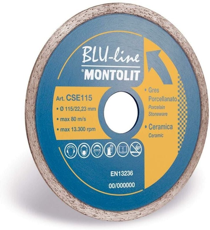 Diamantscheibe 115 Mm Fž£r Keramikfliesen Und Feinsteinzeug Montolit Cermont Cse115
