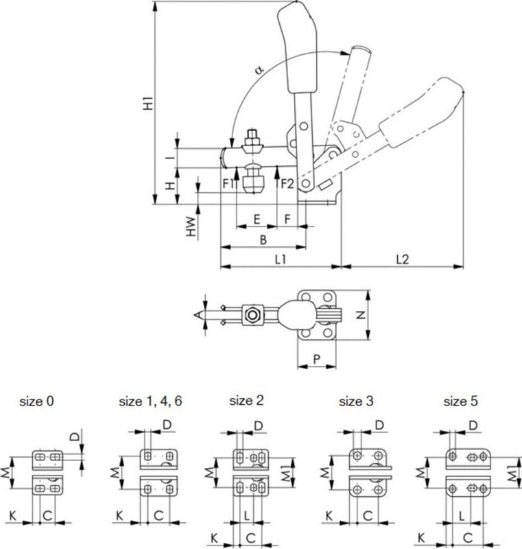 AMF Senkrecht-Spanner 6800 Gr. 2