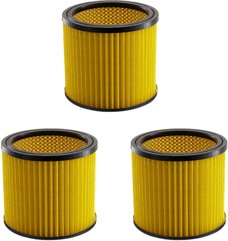 3x Trade-shop Rund-Filter / Lamellenfilter kompatibel mit Thomas Vario Power Edition 1530 Vario Syntho Vario Twin ersetz...