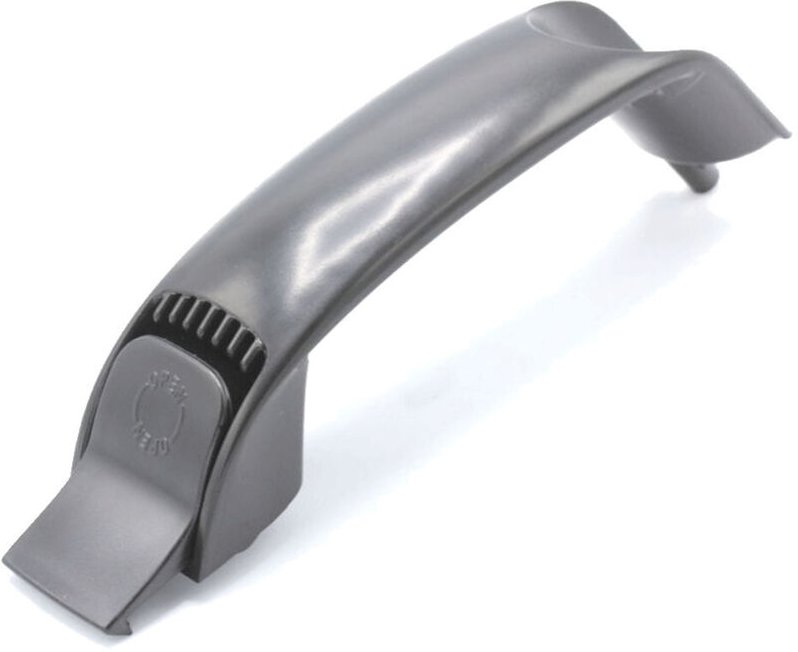 Rowenta - Ersatzteil - Handgriff + Schloss (schwarz) - moulinex, tefal