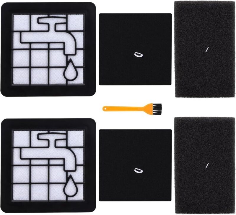 XV1220/01 Ersatz Filter Set kompatibel mit Philips Beutellose Staubsauger 2000 Serie, Hepa Filter Set für Philips