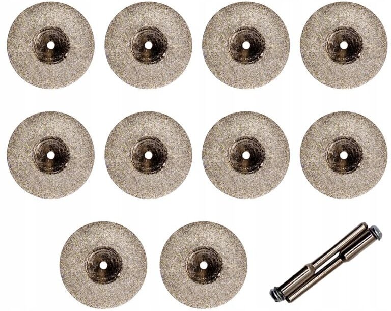 DIAMANTSCHEIBE 50 mm FÜR DREMEL MINI-SCHLEIFER 10 SCHEIBEN + 2 SCHEIBEN