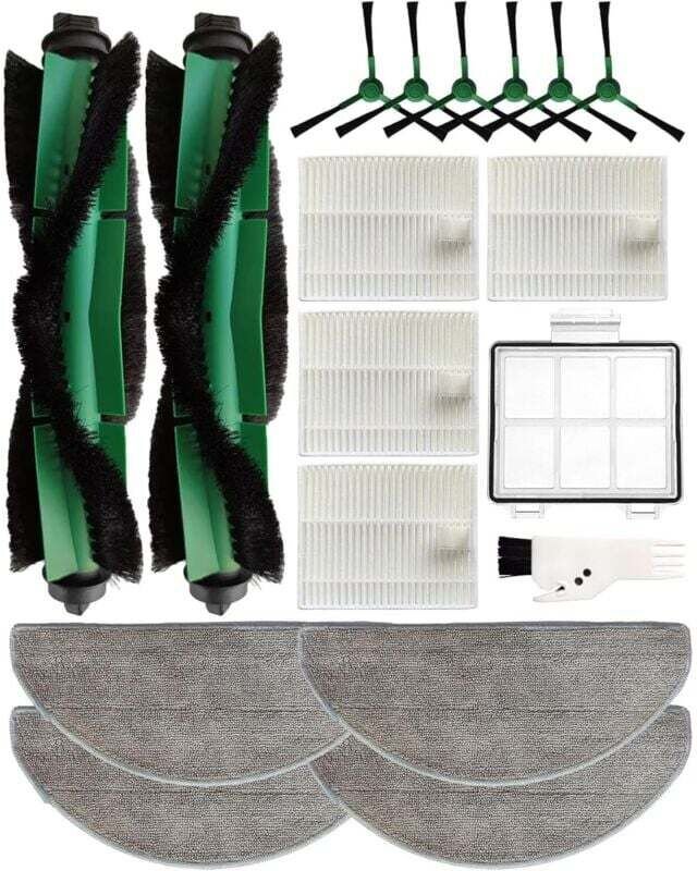 18-teiliges Zubehörset für iRobot Roomba 105 Combo/Roomba Combo Essential/Roomba Combo 2 Essential: 2 Hauptbürsten, 6 Se...