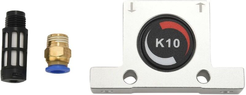 Woosien - 1/4 pneumatische Turbinenvibratoren, leiser goldener Industrievibrator für Trichter, industrielle pneumatische...