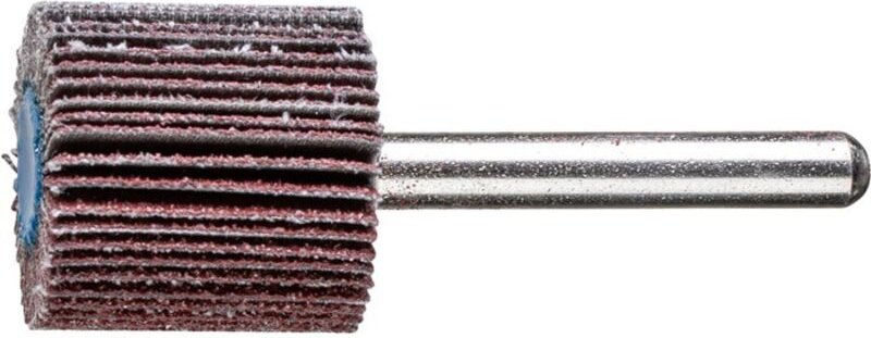 Fächerschleifer Ø25xHmm K.60 Alu.Schaft-D.6mm Pferd