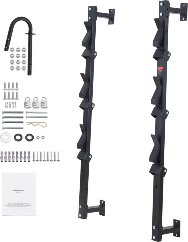 Mophorn - Trimmer-Gestell, Unkraut-Trimmer-Gestell mit 3 Plätzen, Trimmhalter-Anhängergestell mit Passwortschloss aus Zi...