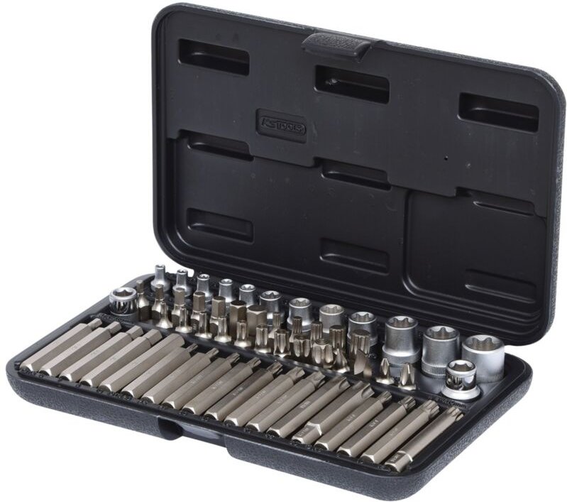 Ks Tools 1/4+3/8+1/2 Torx-Steckschlüssel- und Bit-Satz, 57-tlg