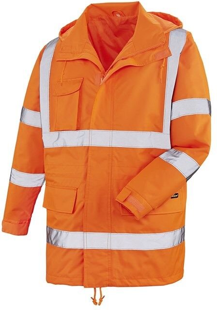teXXor® 4102 teXXor® Warnschutz-Regenjacke BARRIE Gr. M leuchtorange Wasserdicht