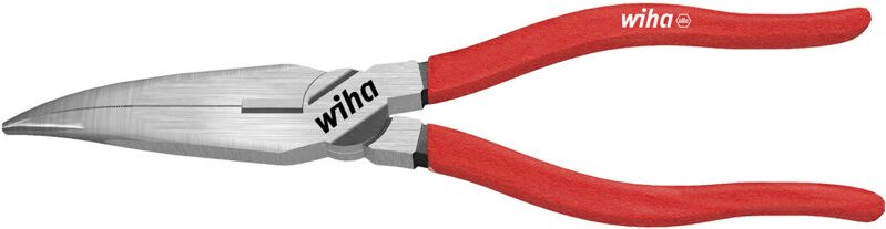 Thumbnail - Flachrundzange Classic mit Schneide gebogene Form, ca. 40° 200 mm, 8' (26725) - Wiha