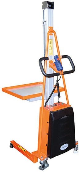 Semi-elektrischer Stapler - Tragfähigkeit 150kg - Hubhöhe 130 bis 1500mm - E150