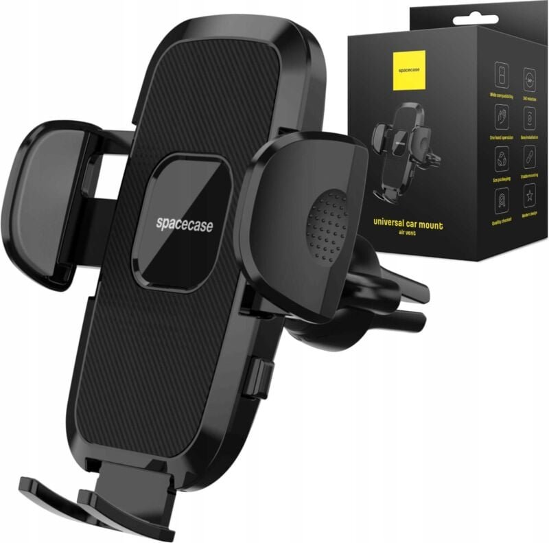 Spacecase Autohalterung SC20 Universal Lüftungsschlitz schwarz