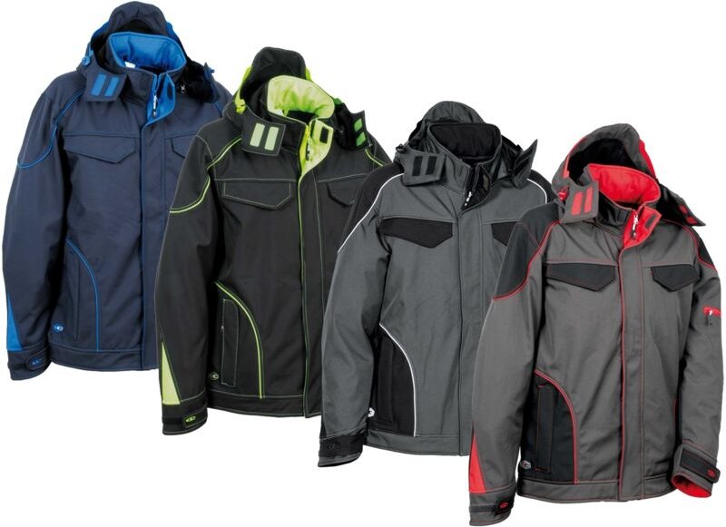 Tecka Softshell-Arbeitsjacke - 62 (eu) - Blau - Cofra