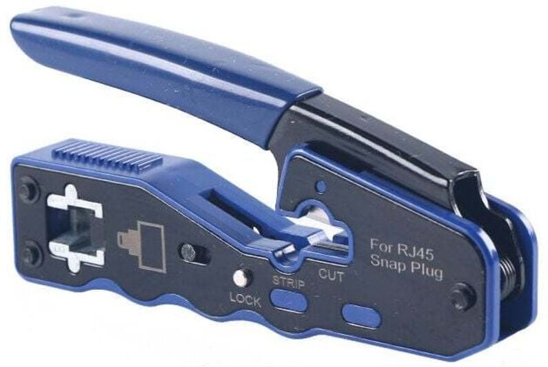 GJ670BL RJ45-Crimpzange, RJ45-Crimpzange, Crimpzange für Ethernet-Netzwerke, RJ45 Cat6a Cat6 Cat5e