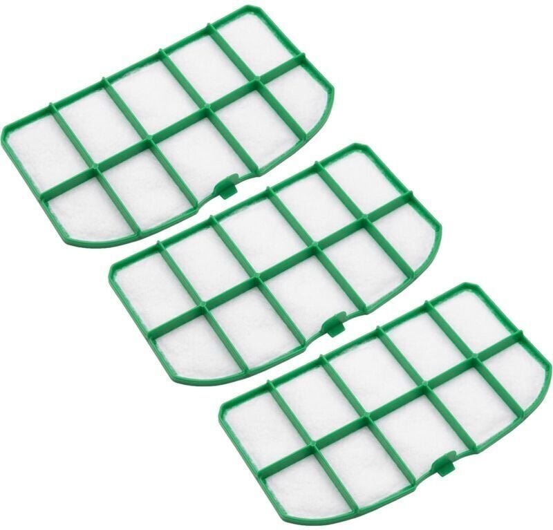 Set di 3 filtri di protezione motore compatibili con gli aspirapolvere Vorwerk Kobold VK200 - KZQ