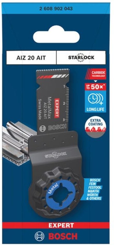 Bosch EXPERT Tauchsägeblatt AIZ 20 AIT MetalMax, 20 x 40 mm