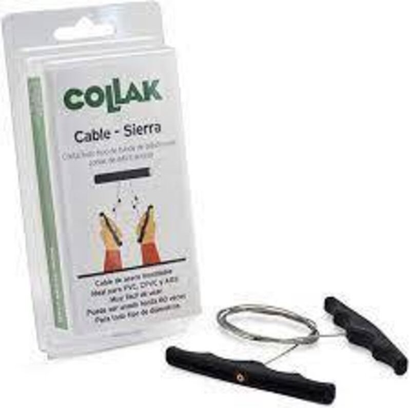 Stahldrahtsäge zum Schneiden von Kunststoffrohren 90cm - COLLAK