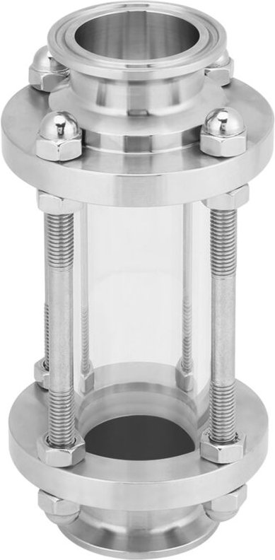 38ΦFlow Hygienischer Durchflussanzeiger, hygienisches Schauglas, 1,6 MPa Betriebsdruck, hygienisches Schauglas mit Klemm...