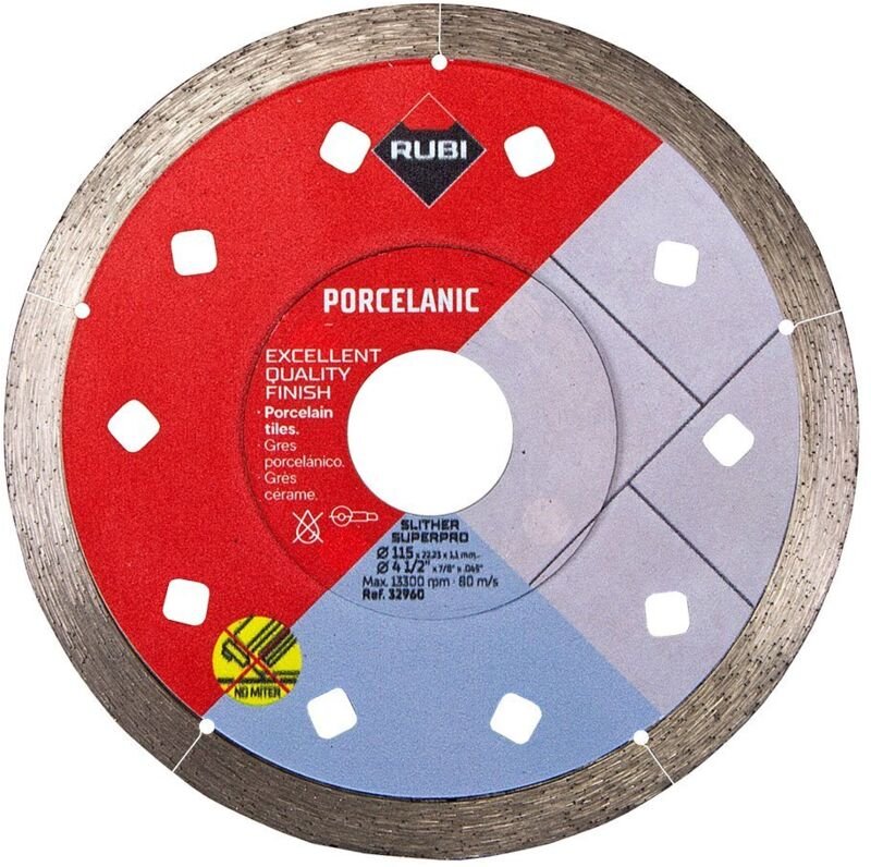 Diamanttrennscheibe ø115 x 1,1 x 22,23 mm Slither Superpro