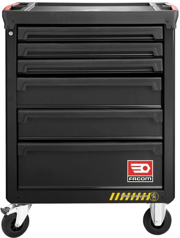 FACOM Werkstattwagen ROLL, 6 Schubfächer 3 Module, 3 Module pro Schubfach, schwarz