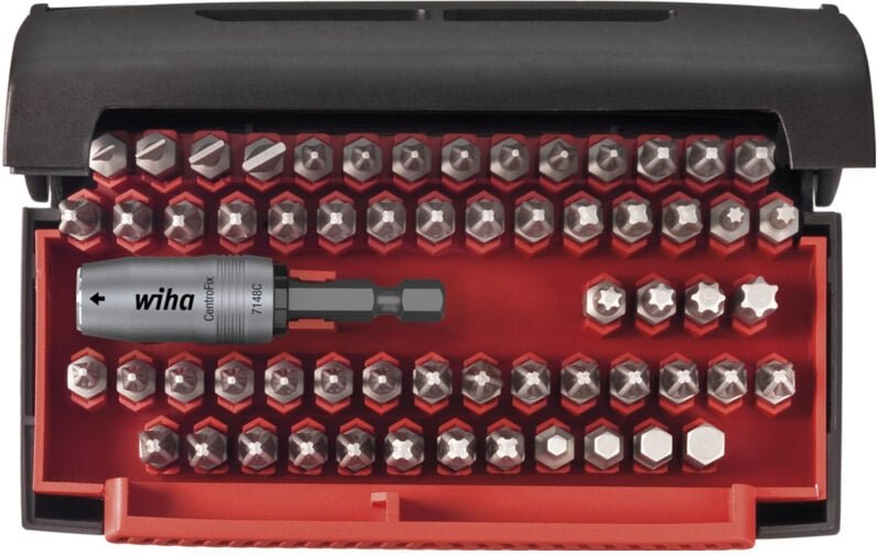 Bit Set Collector Standard 25 mm gemischt 61-tlg. 1/4' C6,3 i in Box i Bit-Satz mit Bithalter i Schnellwechselhalter, ma...