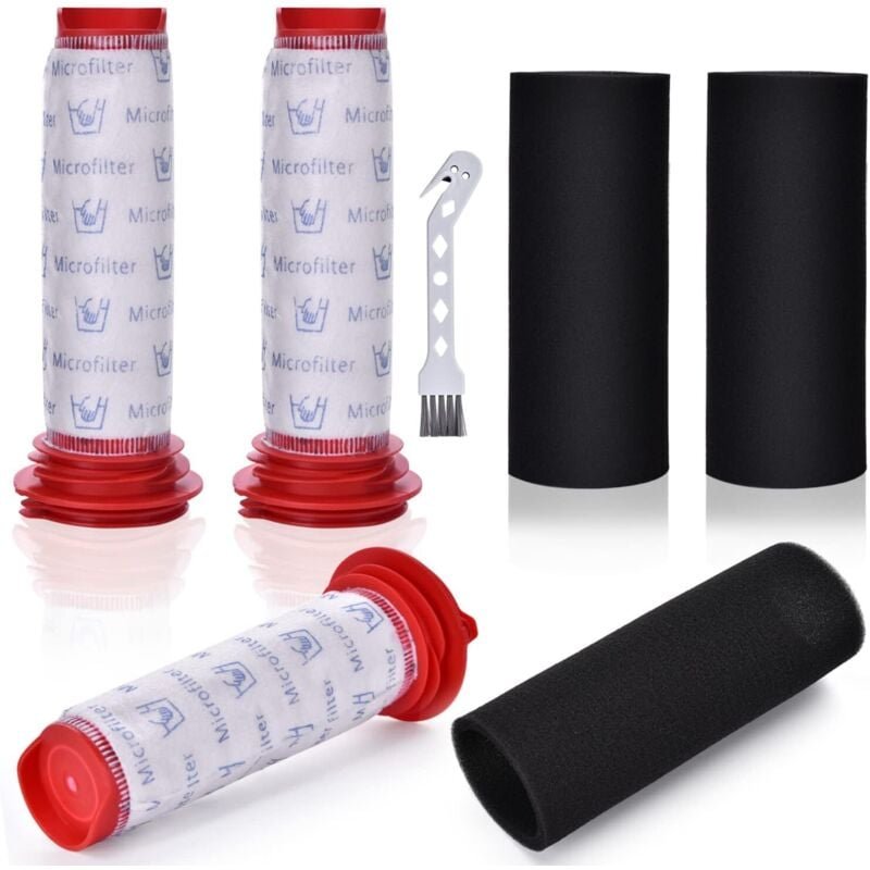 3 Stück Waschbare Ersatzteile Filter für Bosch Handstaubsauger Beutellos Zubehör Schaumstofilter für Bosch Athlet Lithiu...