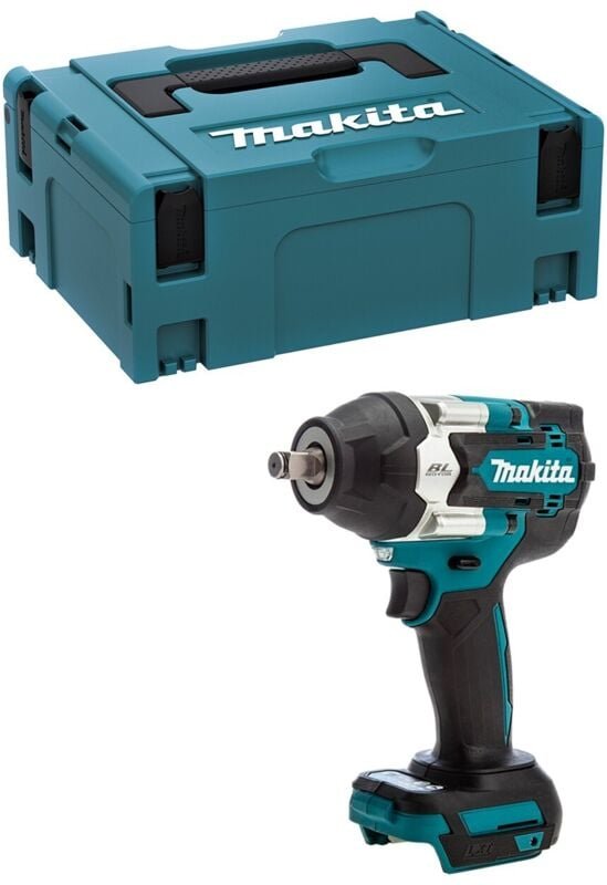 Lxt 18 v 1/2 Zoll 700 Nm bürstenloser Schlagschrauber im Makpac-Koffer – Makita DTW700ZJ (nur Produkt)