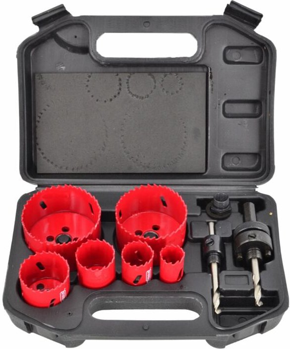 Awtools komplet otwornic bimetalowych 8 elem. 22-73mm