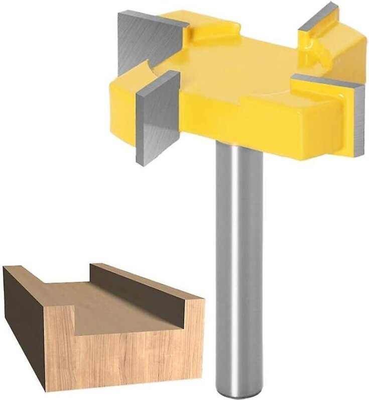 BEBUSINGOTO 8mm Schaft Router Bit CNC Fräser, Holzbearbeitung Fräser Hobel Holzbearbeitungswerkzeug