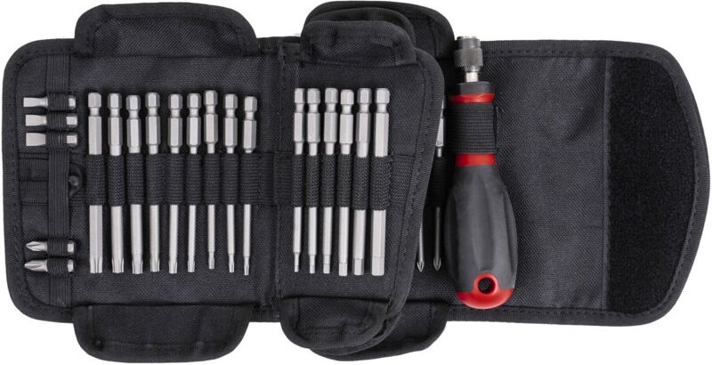 Schraubendreher Satz mit Wechselklingen, 38-teilig, Schraubendreher Set, Schraubenzieher Set, Schraubendrehersatz in Tex...