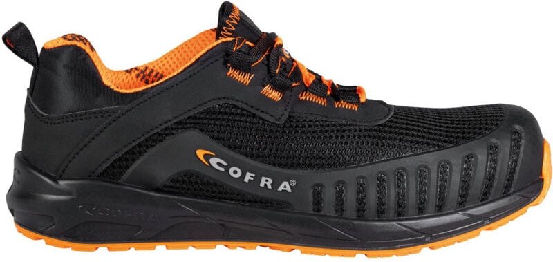 Cofra Globet S1PS FO SR Sicherheitsschuhe - 42 EU - Negro /Naranja