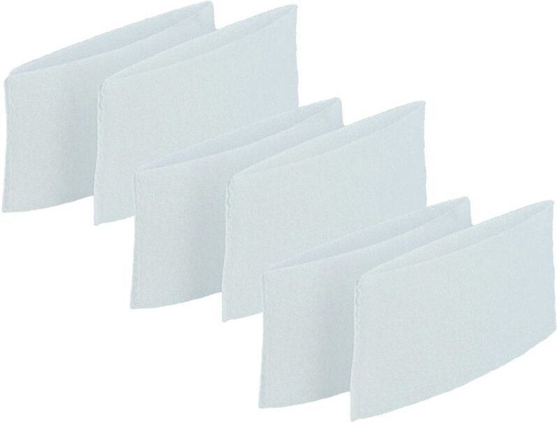 vhbw Set 6x Schutzvlies Ersatz für Dirt Devil 2725077 für Staubsauger - Schutzfilter Weiß