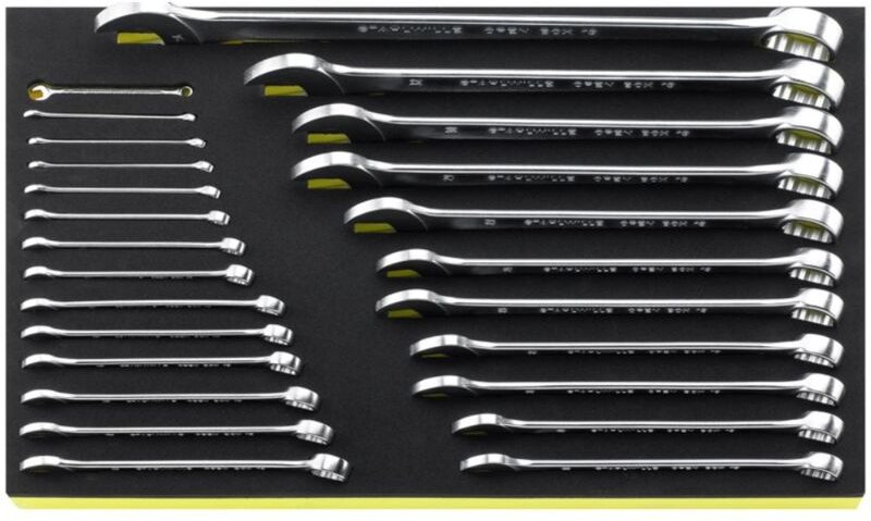 96832096 tcs 13/25, 5,5-34MM Ring-Maulschlüssel-Satz Schlüsselweite (Metrisch) 8 - 19 mm - Stahlwille