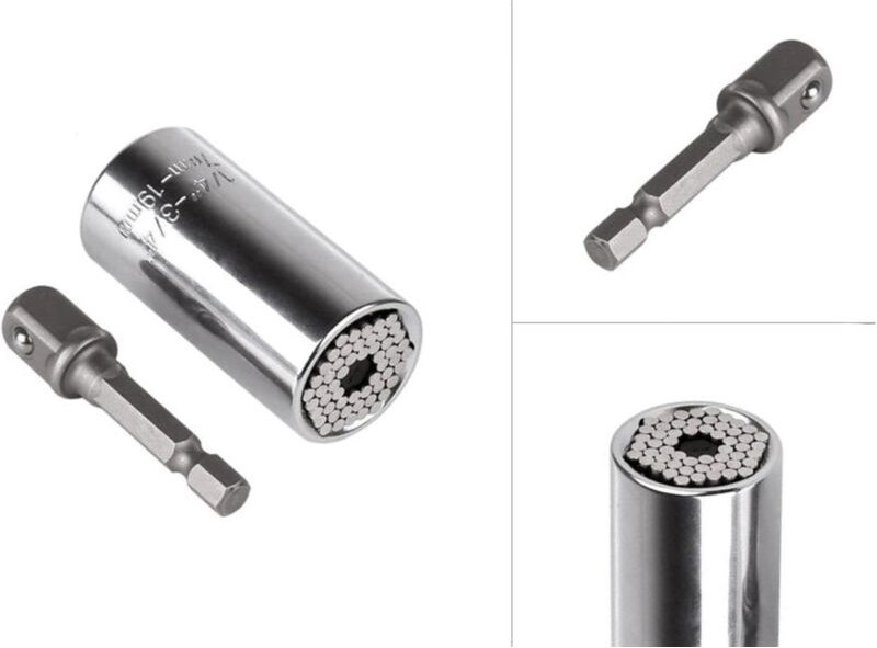 Universal-Steckschlüssel für Sechskantkopf M4 bis M12 - Pro Stück