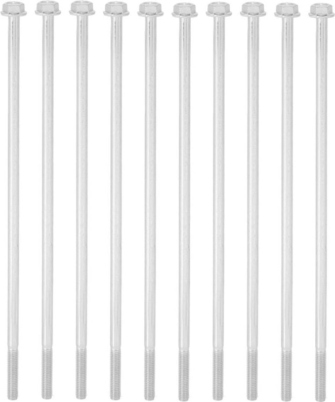 10 Stück lange Flanschschrauben M8x235 Sechskantkopf-Flanschschrauben Benzingenerator-Ersatzteile.