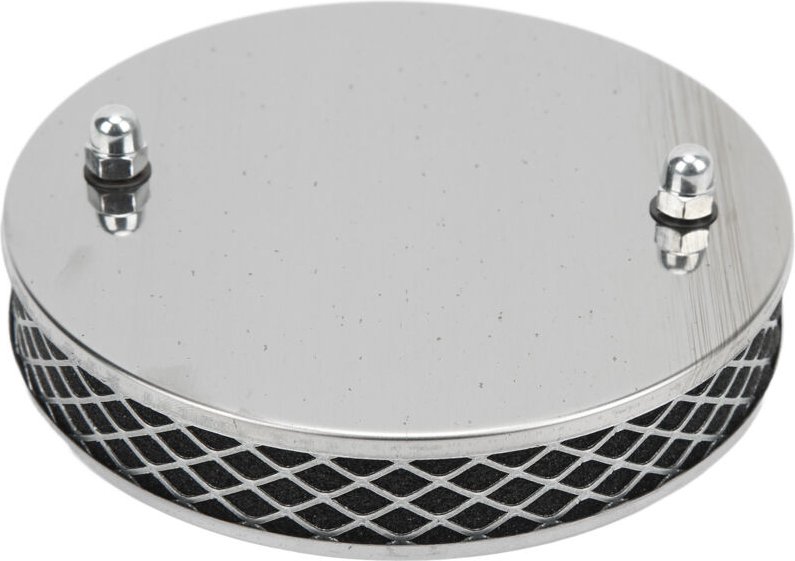 Alomejor Chrome Crepe Luftfilter High Flow Air 14x3 Cm mit verbessertem Filter Ersatz für SU 1 Zoll Vergaser.