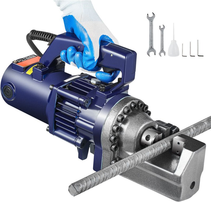 Mophorn - 1350 w elektrischer hydraulischer Bewehrungsschneider, 4 – 22 mm, tragbar, Hochleistungsstahl, Baueinsatz, 220...