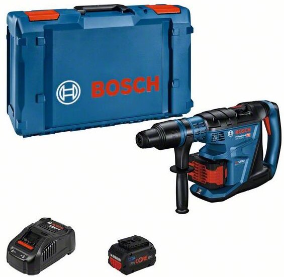 Bosch Akku-Bohrhammer biturbo mit sds max gbh 18V-40 c, 2 Akku ProCORE18V 8.0Ah