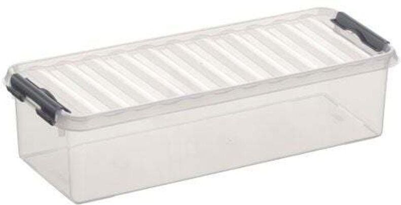 Aufbewahrungsbox Q-Line 3,5L transparent 38,5 x 14,1 x 9,3 cm Boxen, Körbchen & Kisten - Sunware